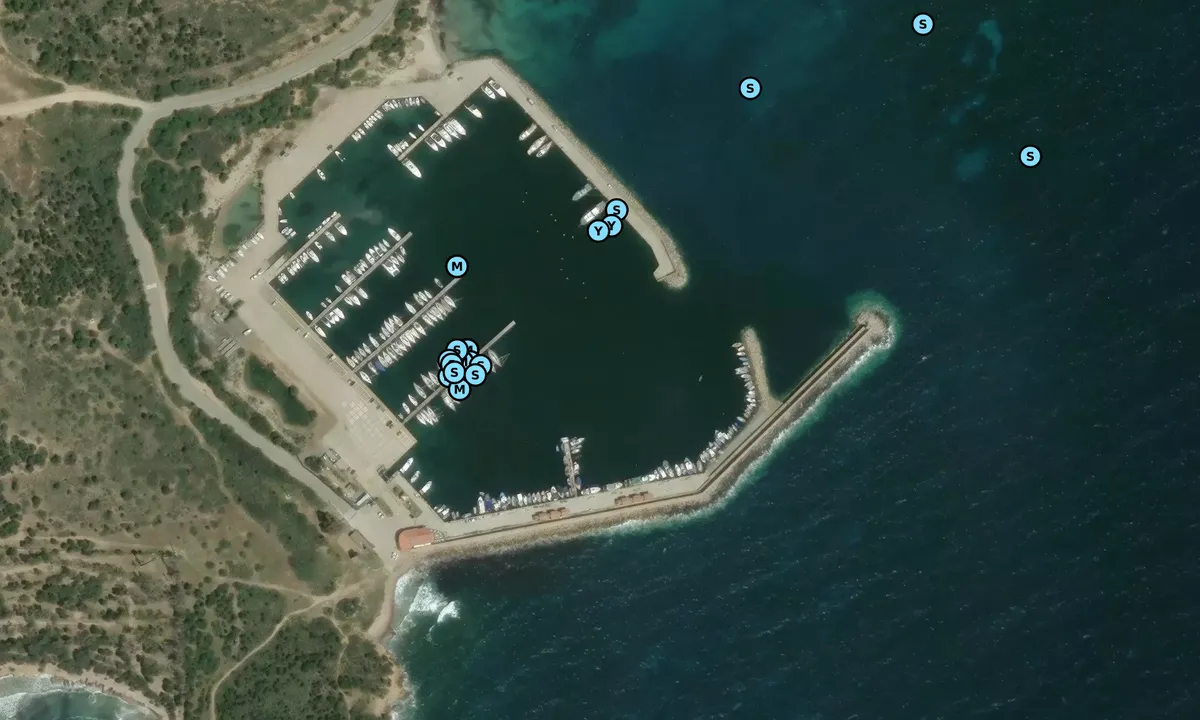 Satelite image of Teulada Marina