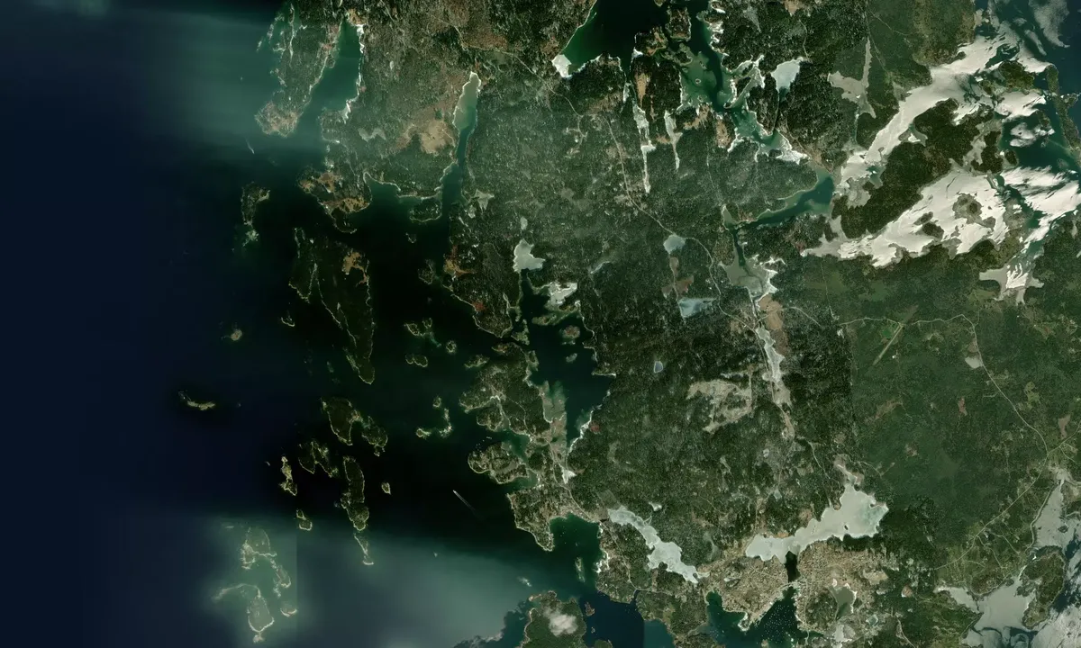 Flyfoto av The Basin - Vinalhaven