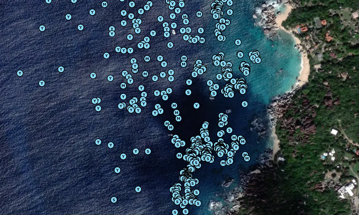 Satelite image of The Baths - Spanish Town