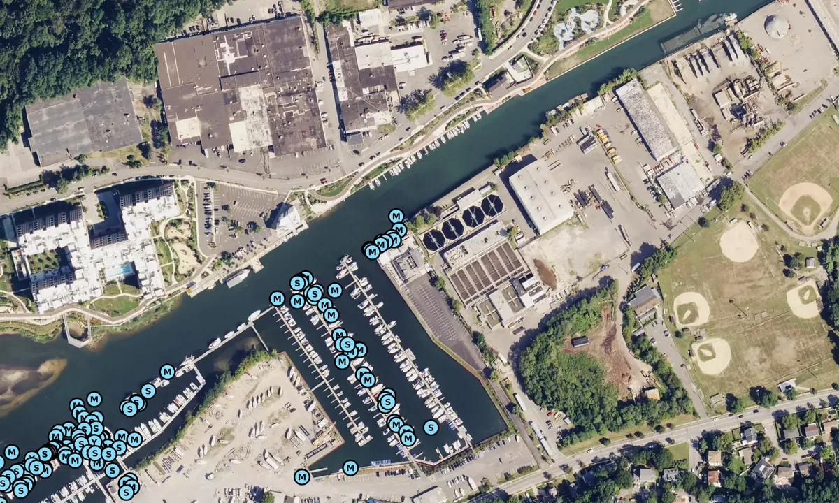 Satelite image of The Cove - Glen Cove
