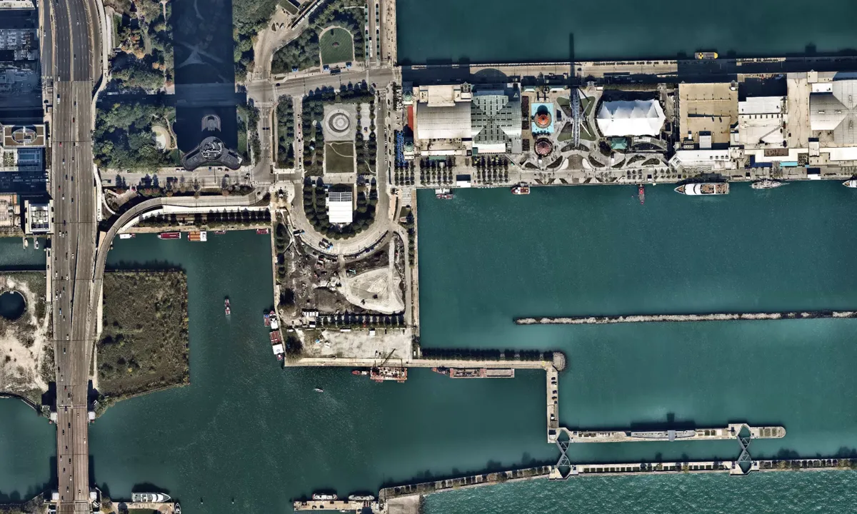 Flyfoto av The Dock at Navy Pier (Transient Dock)