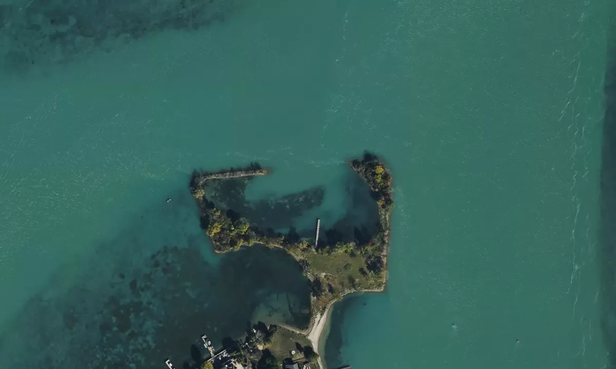 Satelite image of The Horseshoe - Amherstburg