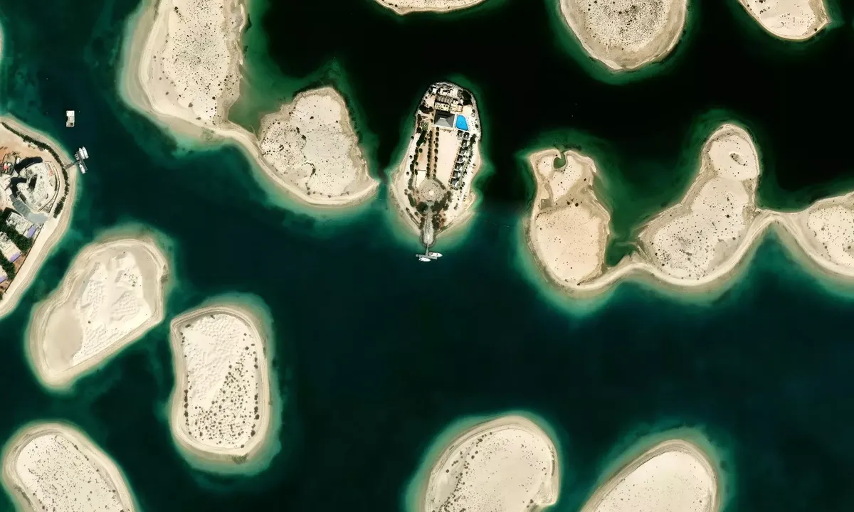 Satelite image of The Island Beach Club