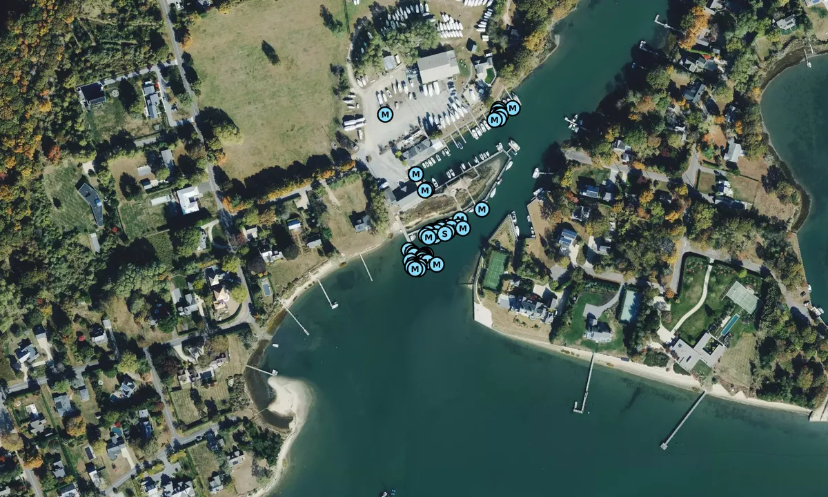 Satelite image of The Island Boatyard and Marina