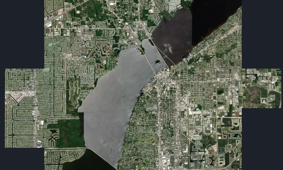 Flyfoto av The Marina at Edison Ford - Fort Myers