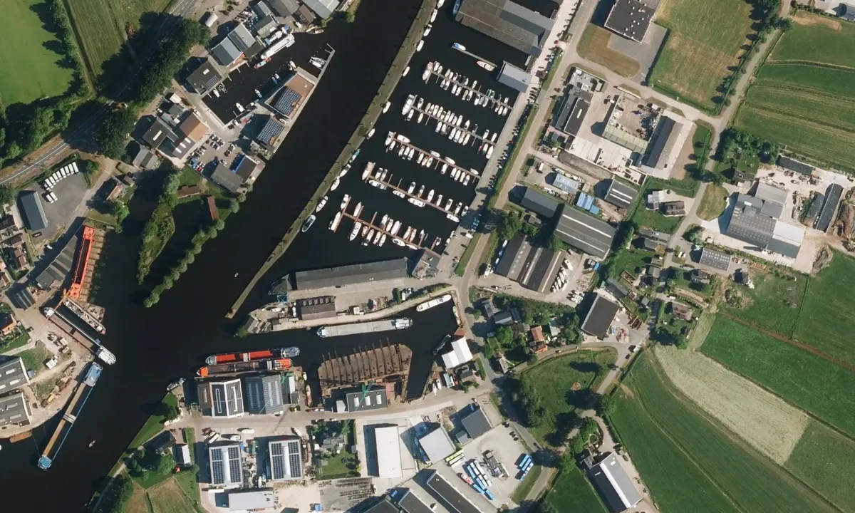 Flyfoto av The Marina Kranerweerd