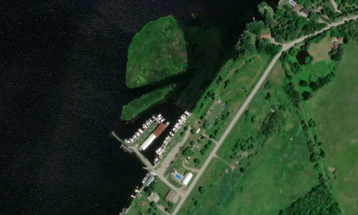 Satelite image of The Mooring at Snug Harbour