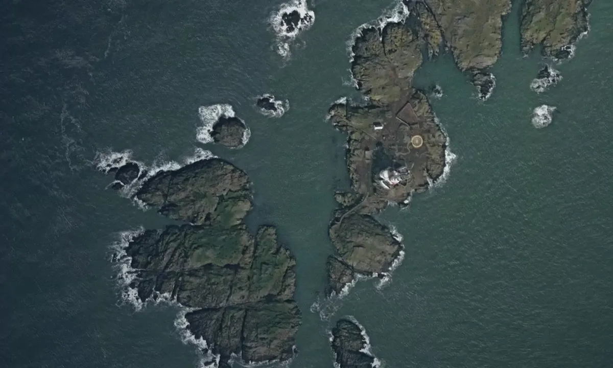 Satelite image of The Skerries