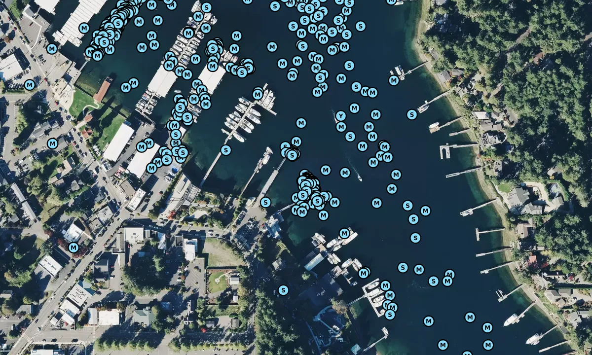 Satelite image of The Tides Tavern