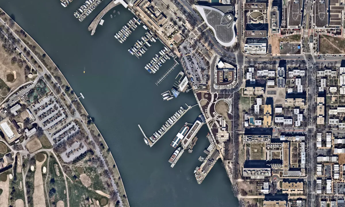 Flyfoto av The Wharf Marina - District of Columbia