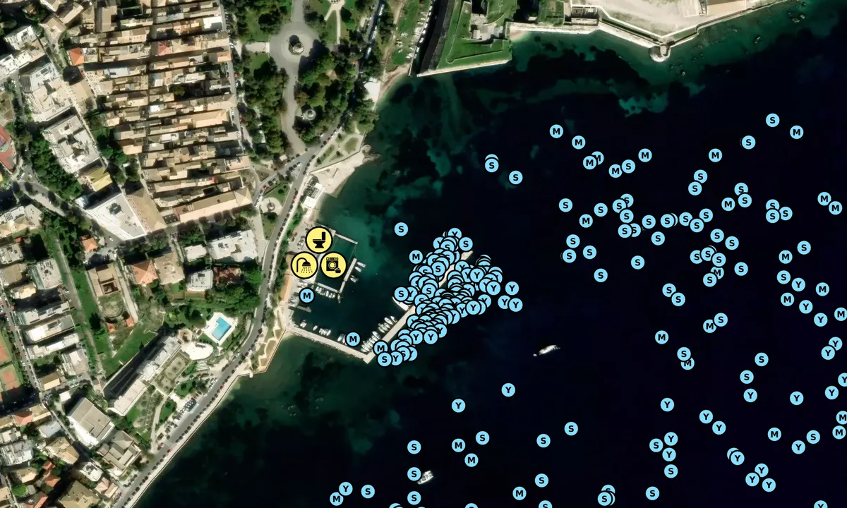 Satelite image of The Yacht Club