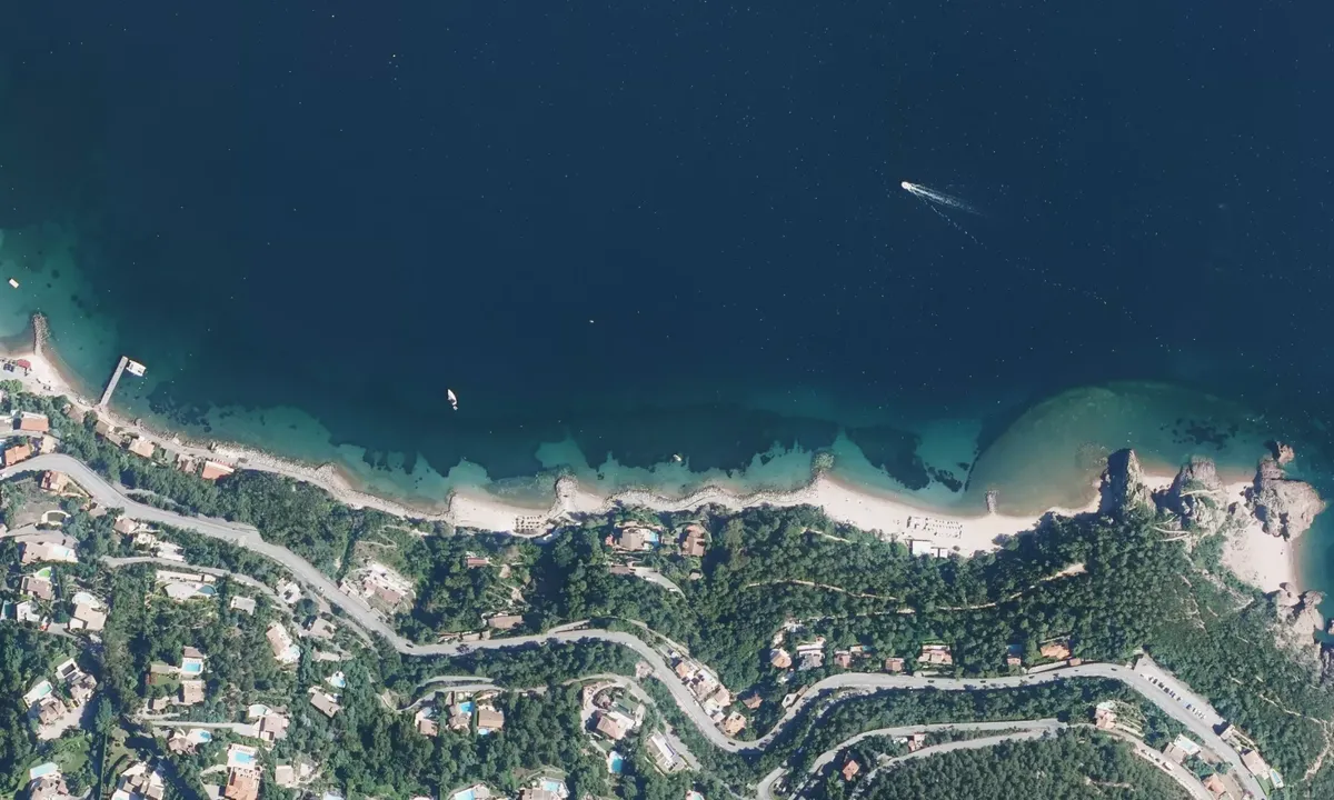 Flyfoto av Theoule-sur-Mer Anchorage