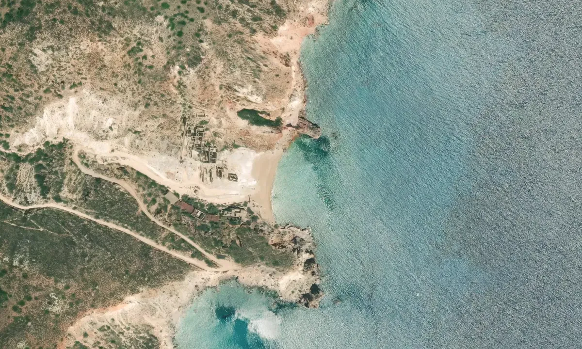 Satelite image of Thiorichio bay
