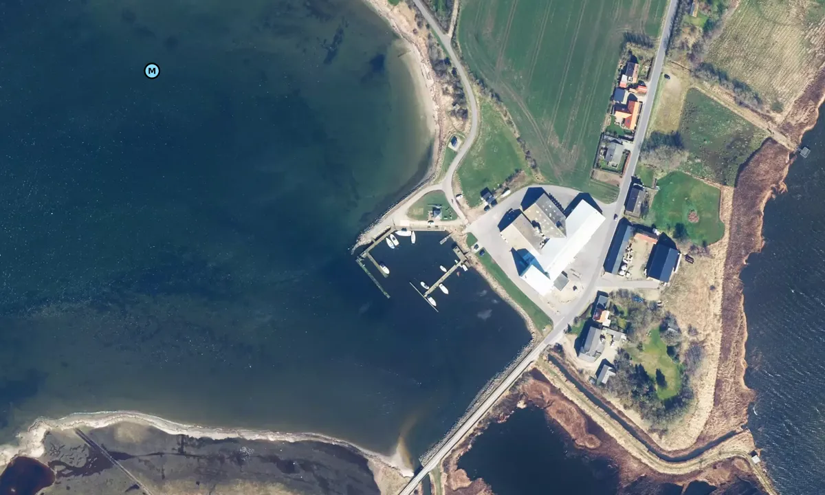 Satelite image of Thissinghus harbour