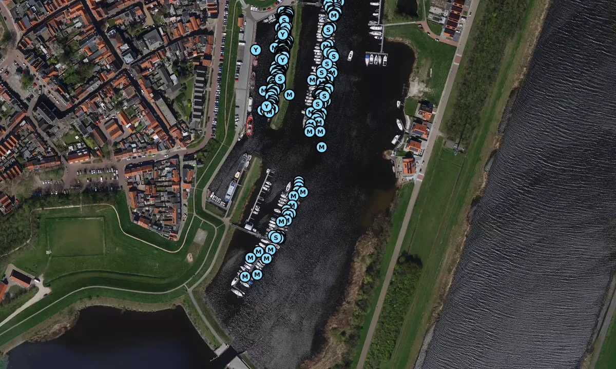 Satelite image of Tholen Marina