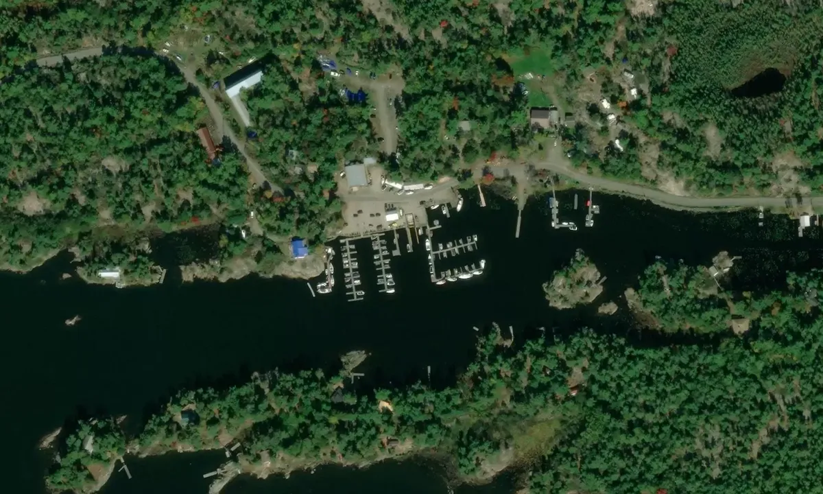 Satelite image of Thompson Marine 1