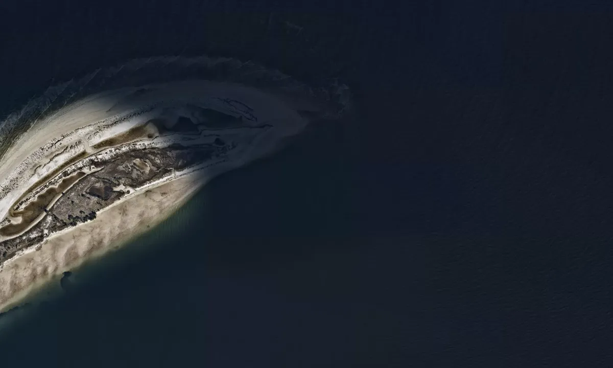 Flyfoto av Three Rooker Island North tip
