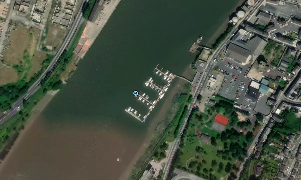 Satelite image of Three Sisters Marina