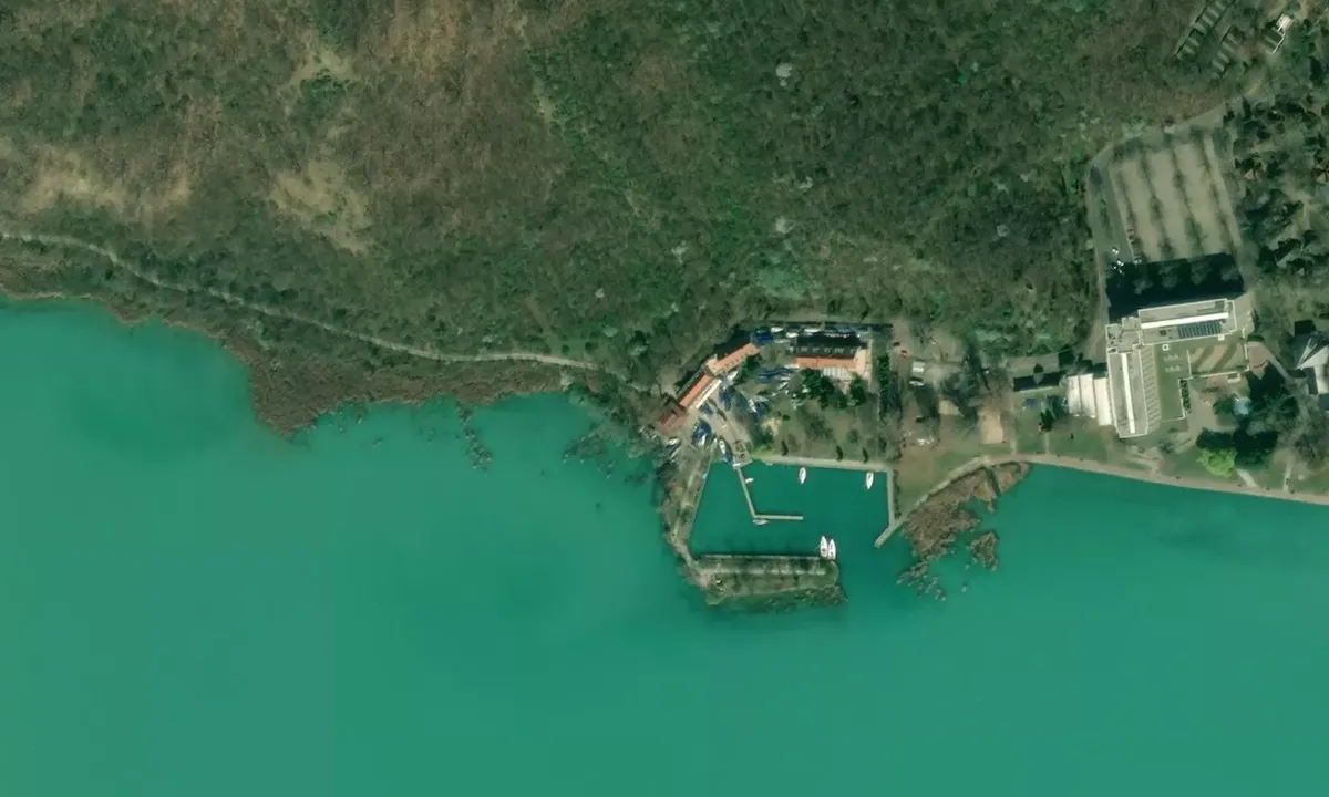 Satelite image of Tihany Yacht Club