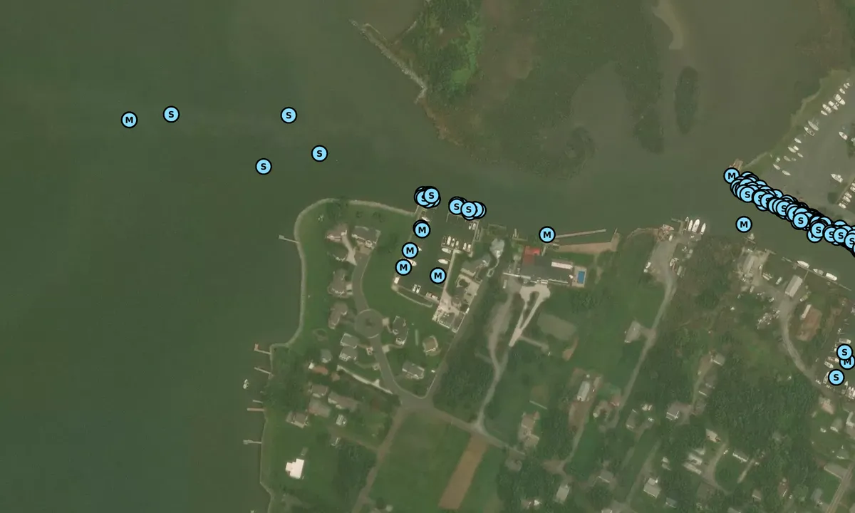 Satelite image of Tilghman Island Marina - Talbot