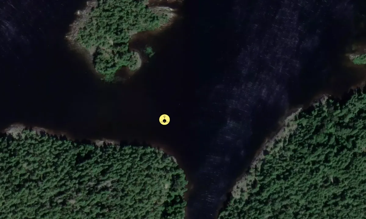 Satelite image of Timmeröarna - Norra - SXK Vänerkretsen bouy