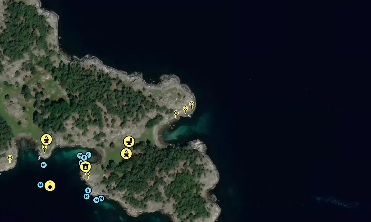 Satelite image of Tingholmen Nord