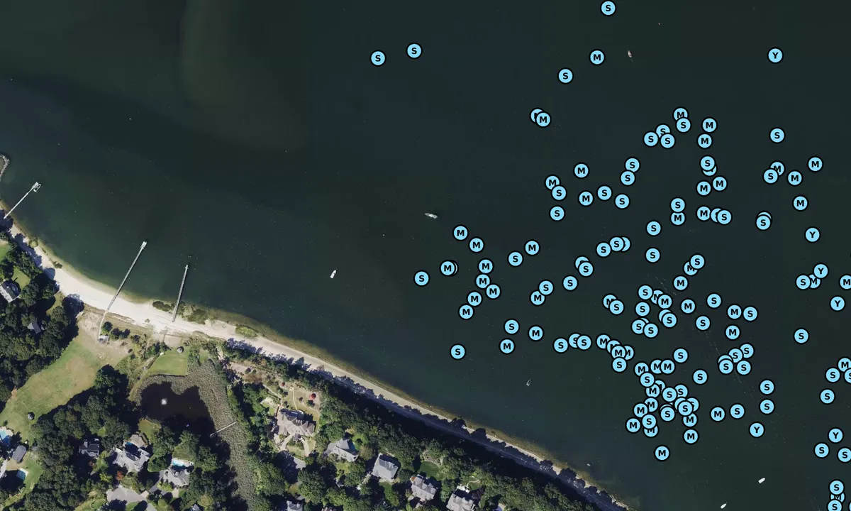 Satelite image of Tinker Bluff