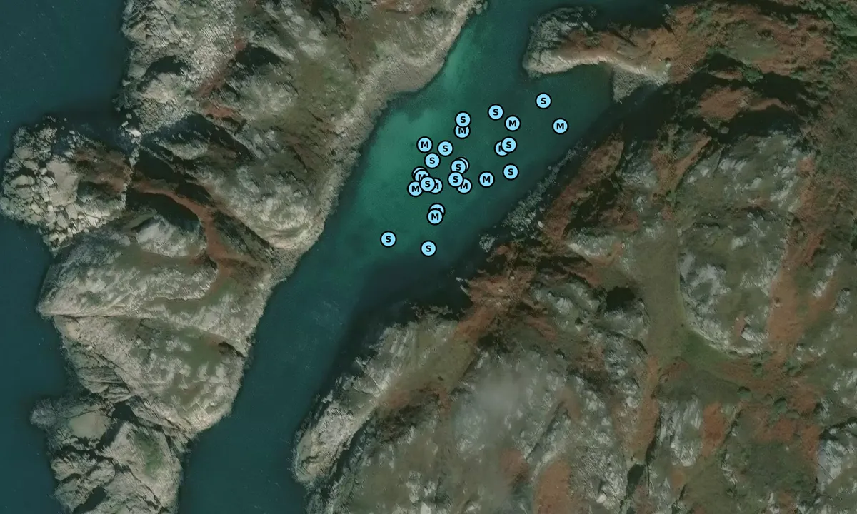 Satelite image of Tinker's Hole