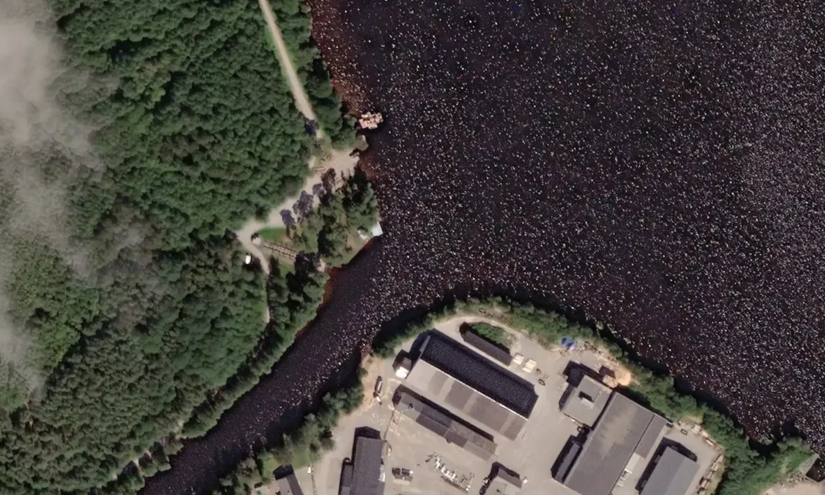 Satelite image of Tistedal