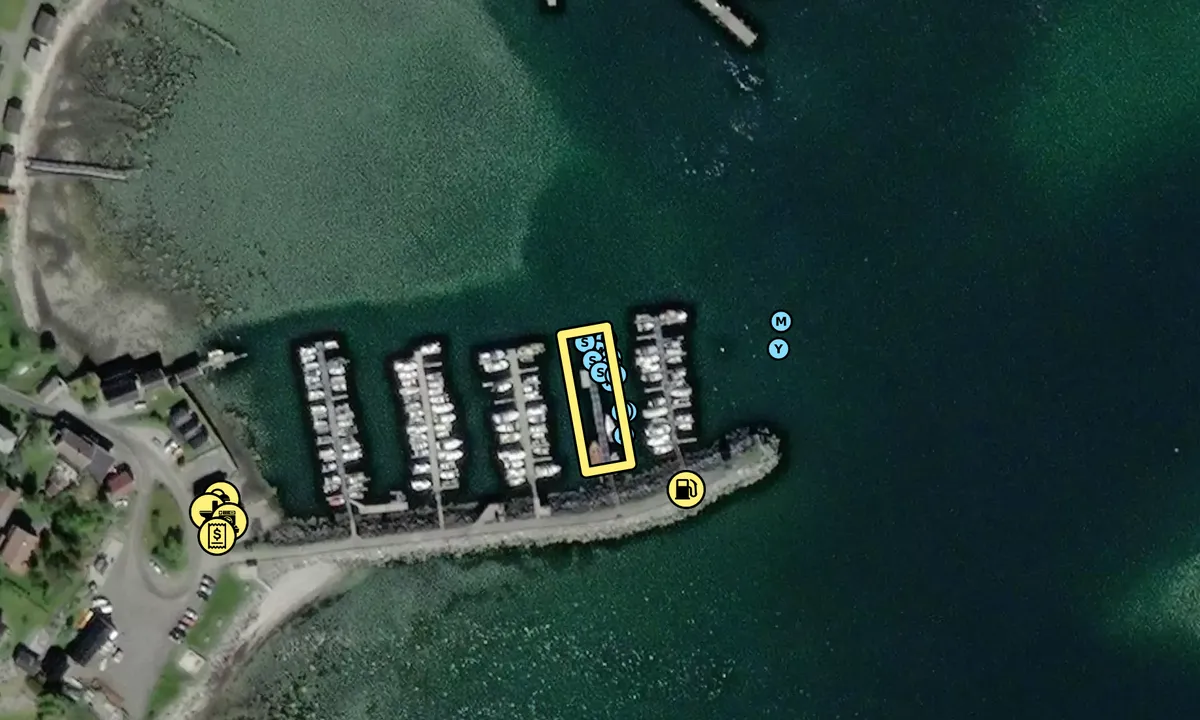 Satelite image of Tjøtta