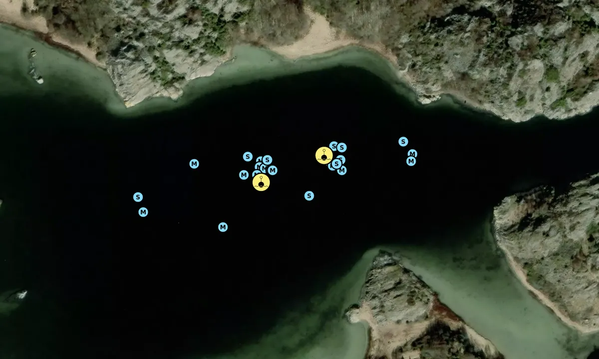 Satelite image of Tjuvsund - Småholmarna