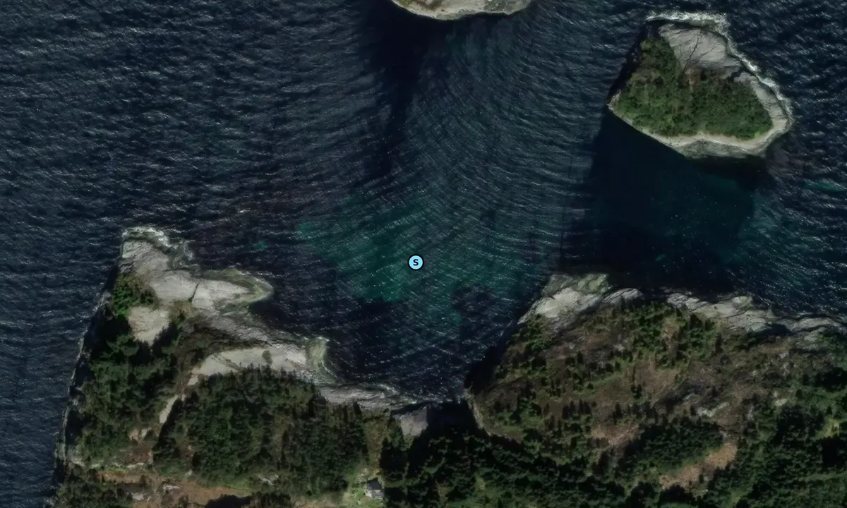 Satelite image of Toftholmane