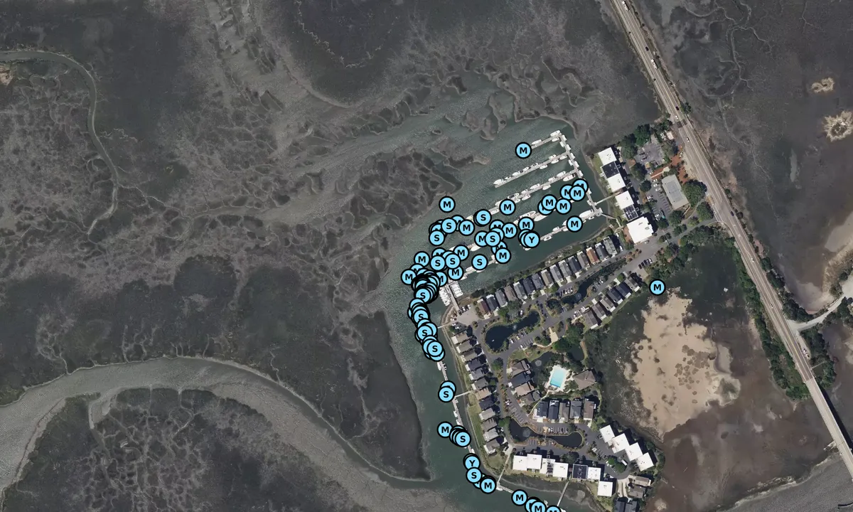 Satelite image of Tolers Cove Marina - Mount Pleasant