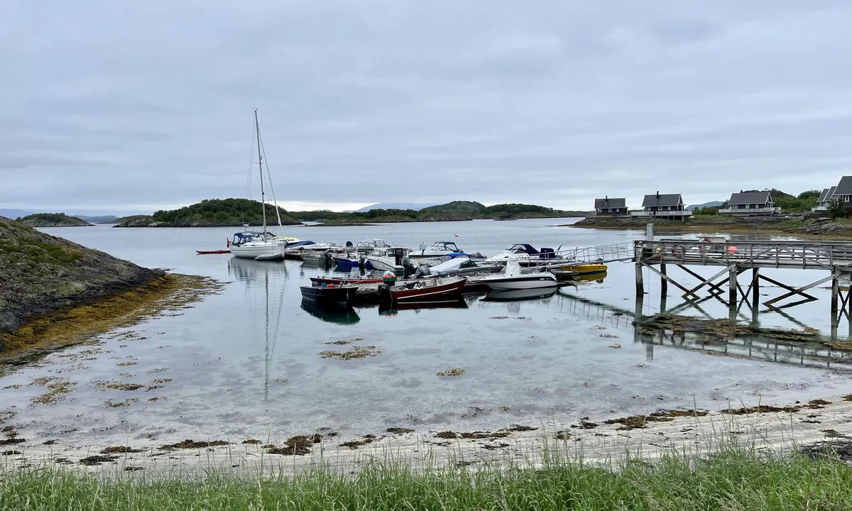 Tomma: Gjestepkasser ytterst på brygga. Greit med laaang strømkabel hvis bruk for landstrøm.