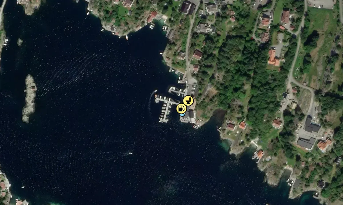 Satelite image of Tømmerstø Brygge