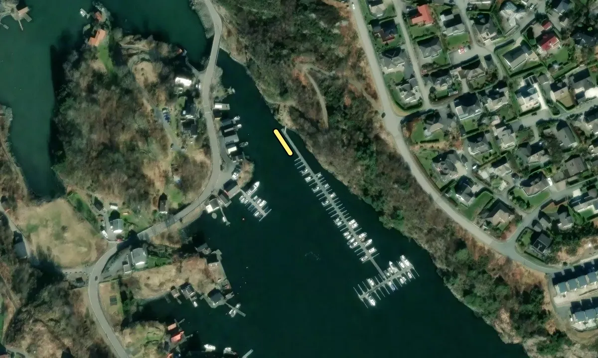 Satelite image of Tona Båtlag
