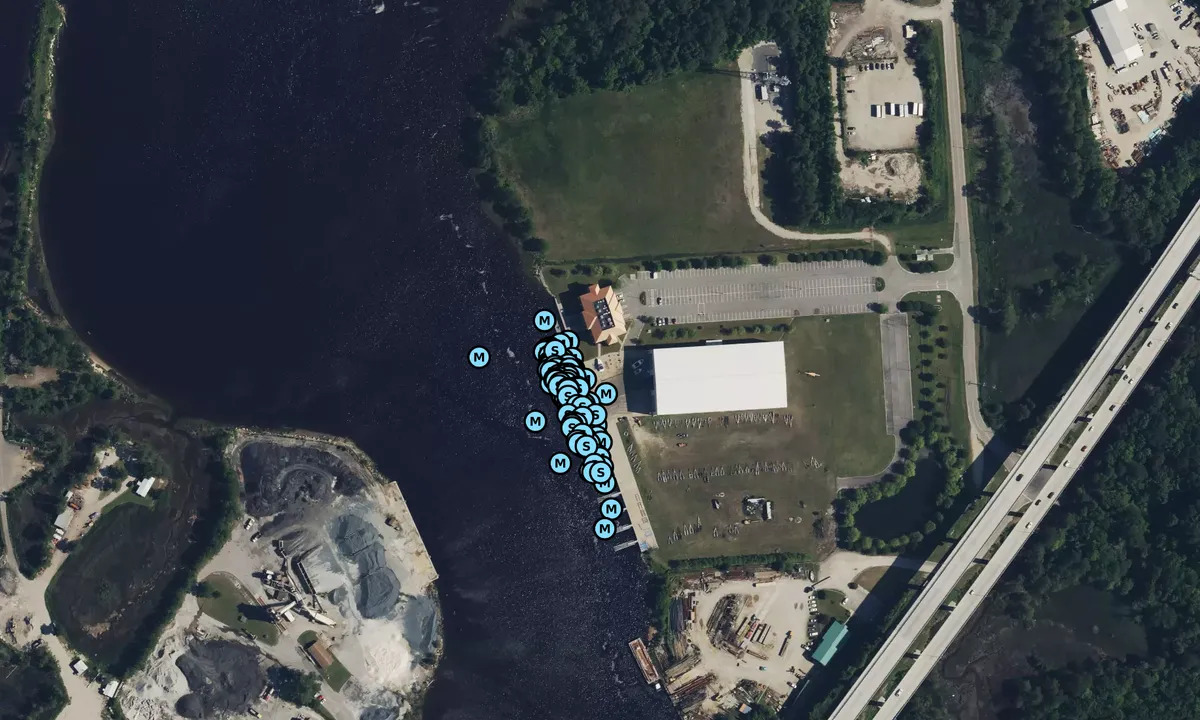 Satelite image of Top Rack Marina