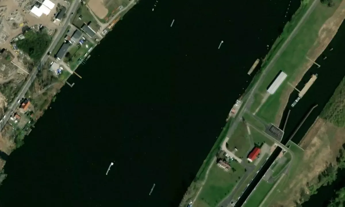 Satelite image of Tor regatowy Brdy Ujście 