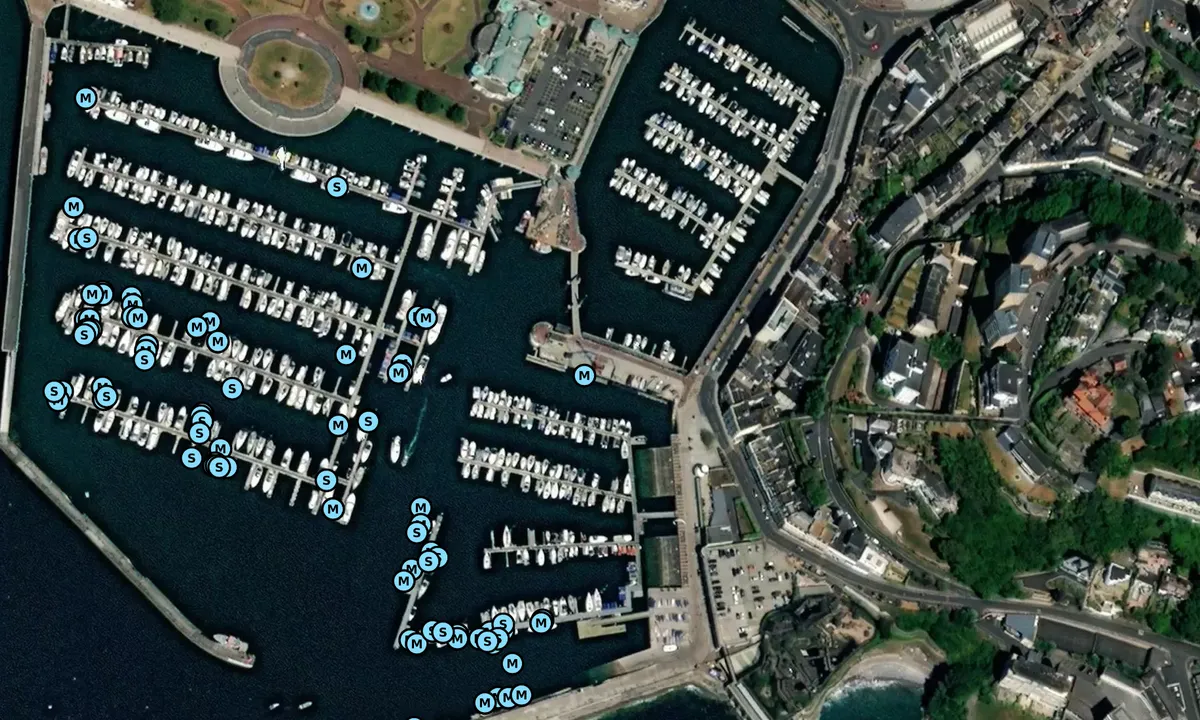 Satelite image of Torbay Seaways Boatyard