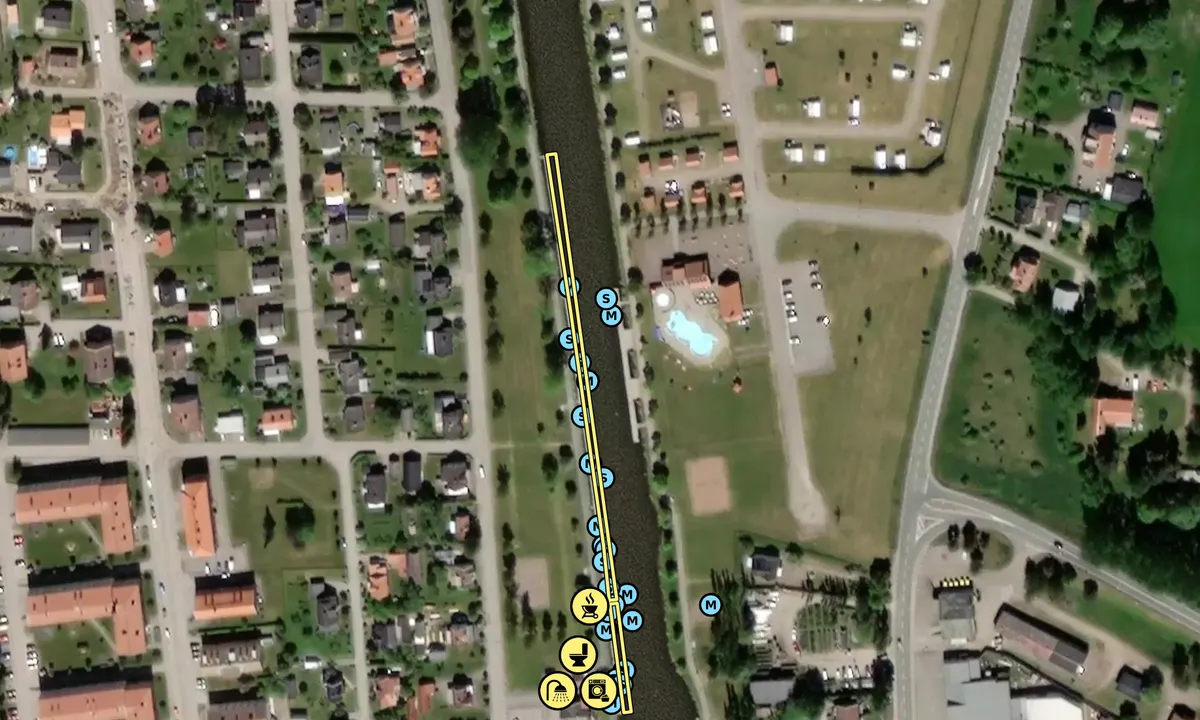 Satelite image of Töreboda
