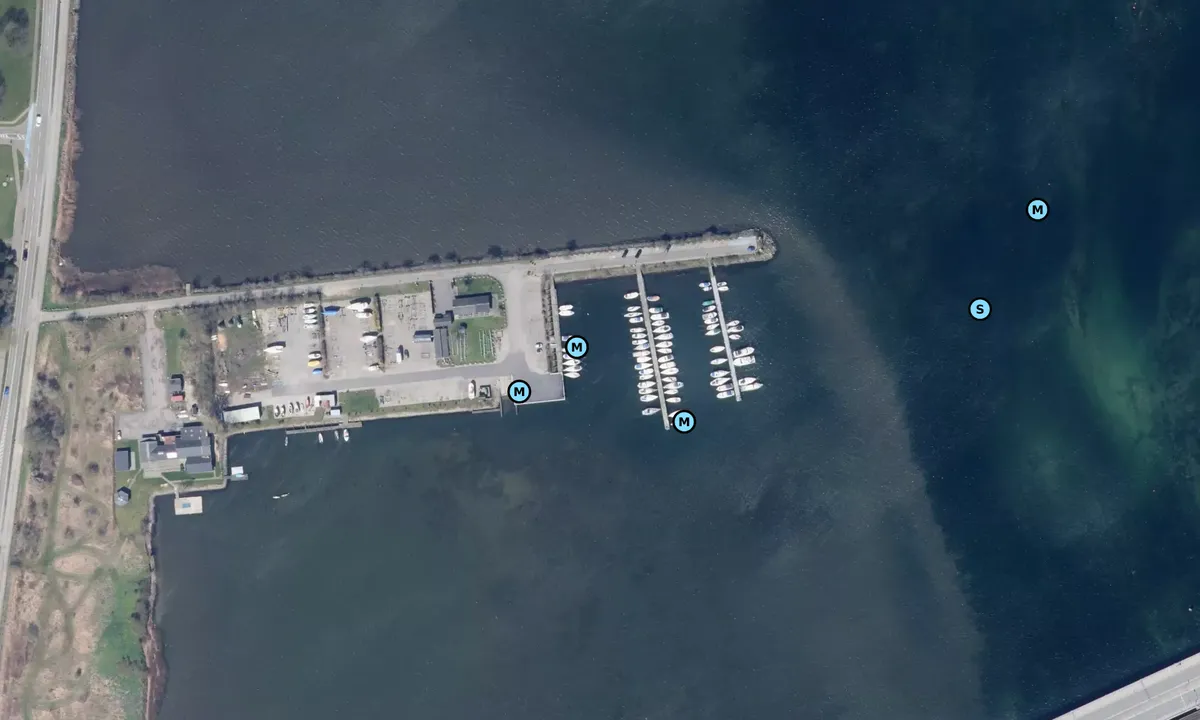 Satelite image of Toreby Sejlklub
