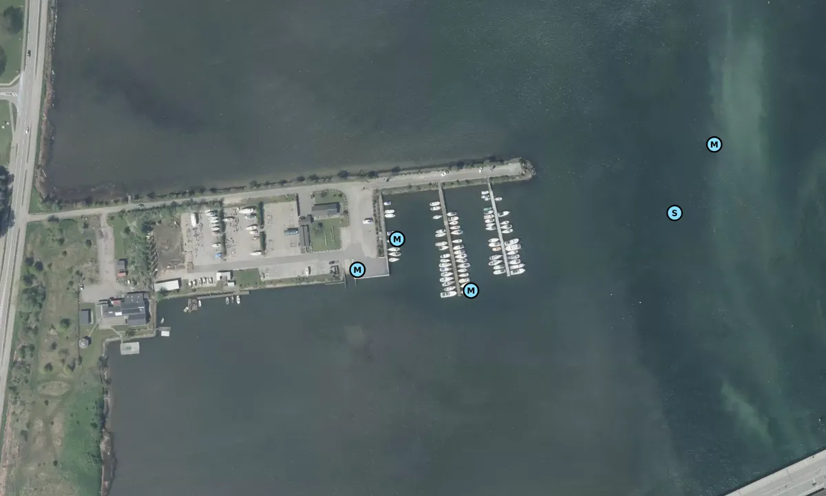 Satelite image of Toreby Sejlklub