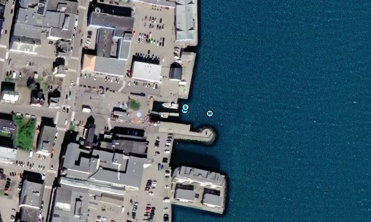 Satelite image of Torghuken Gjestehavn - Sortland