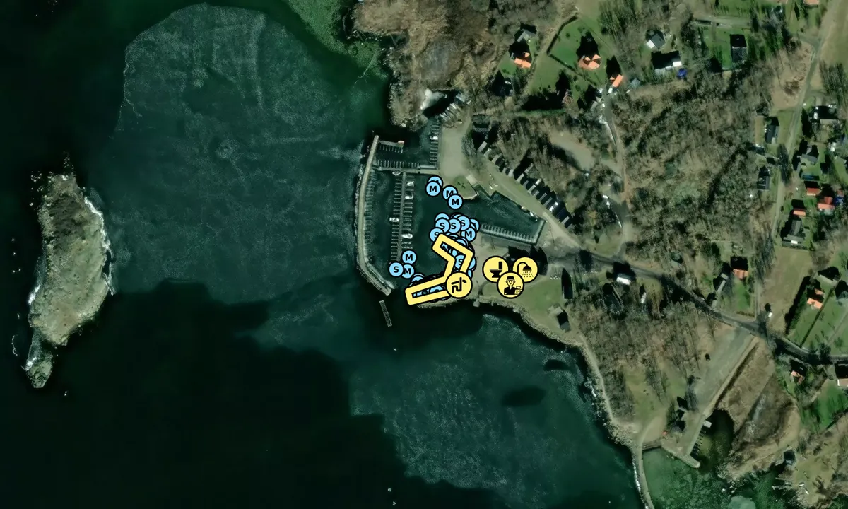 Satelite image of Torhamn Gästhamn