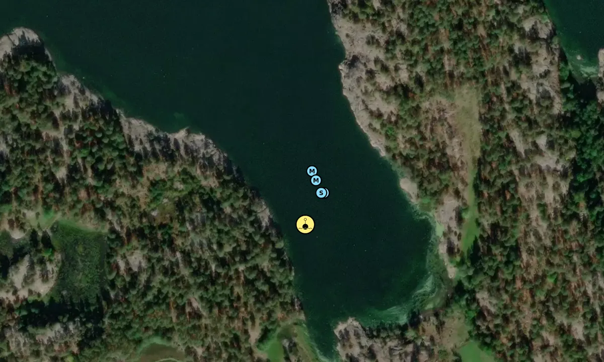 Satelite image of Torö - SXK S:t Anna bouy