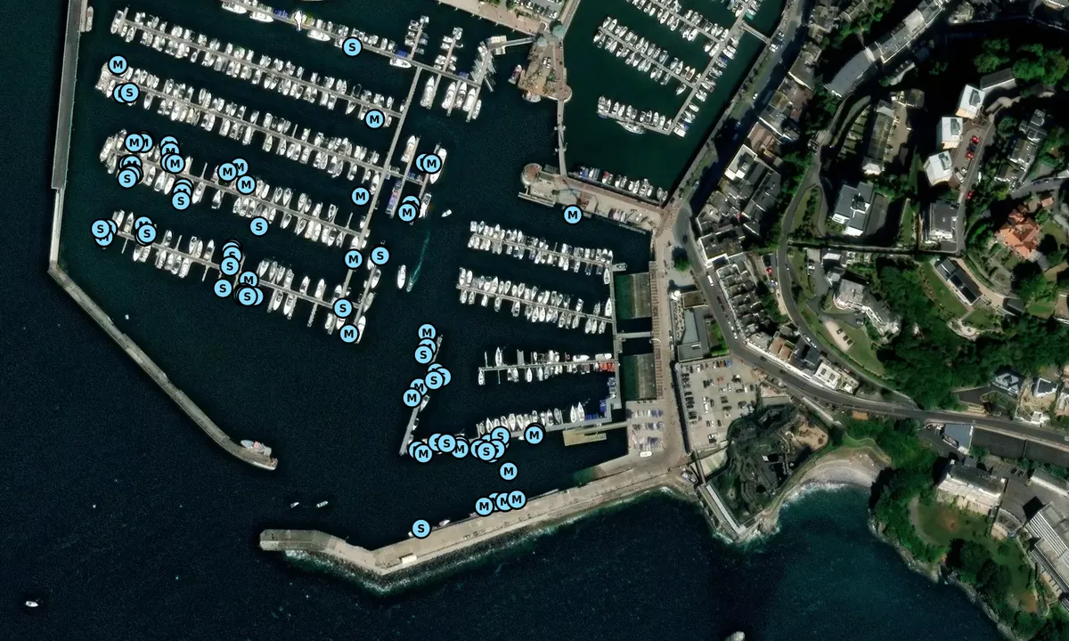 Satelite image of Torquay Town Dock