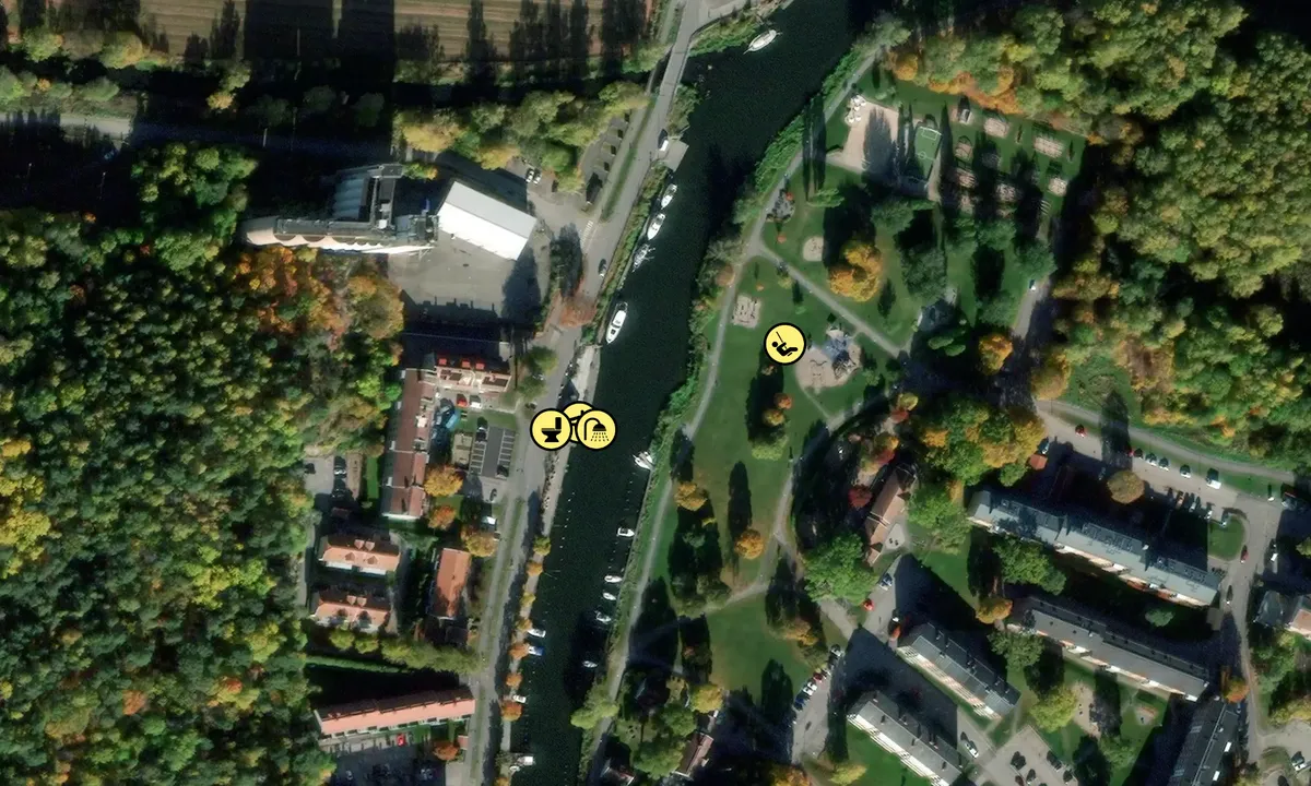 Satelite image of Torshälla