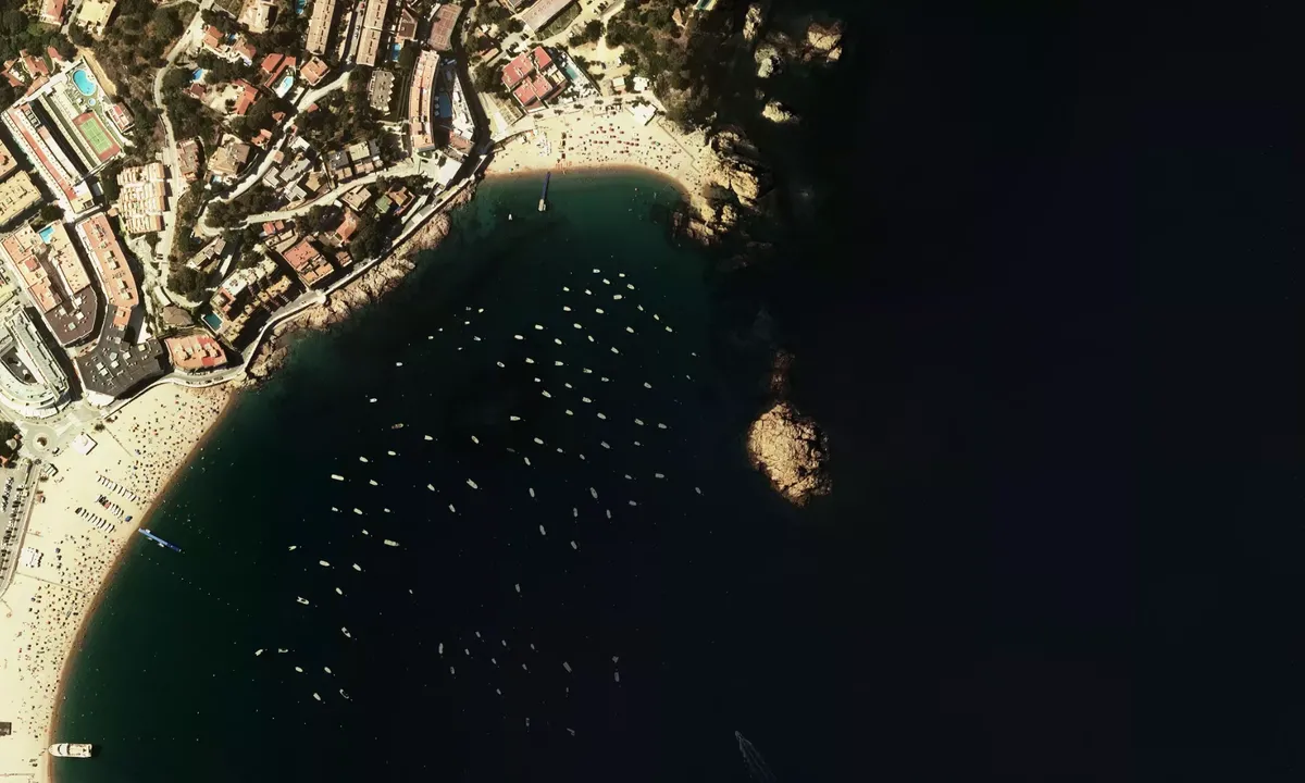 Flyfoto av Tossa