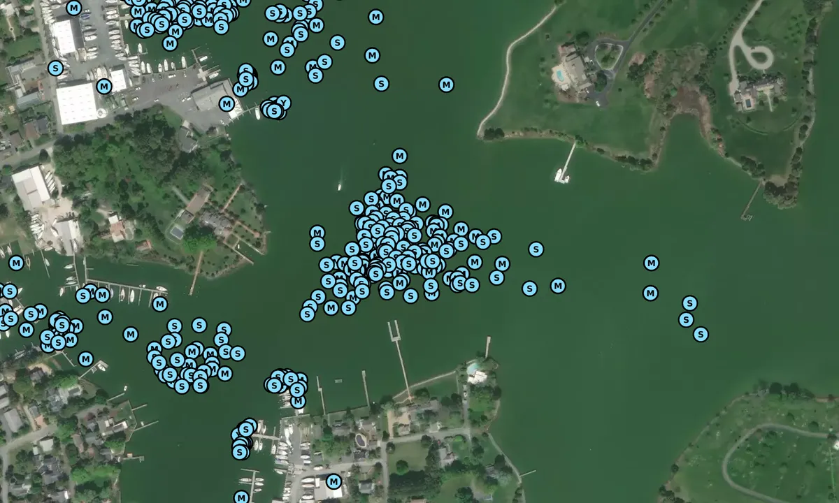 Satelite image of Town Creek