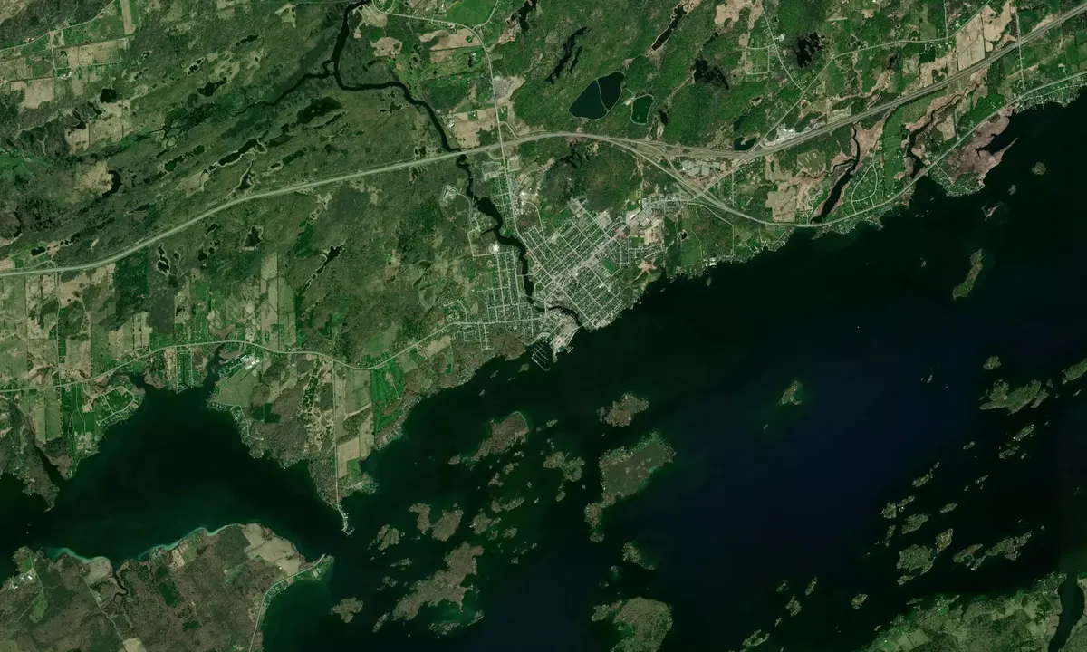 Flyfoto av Town of Gananoque Municipal Marina